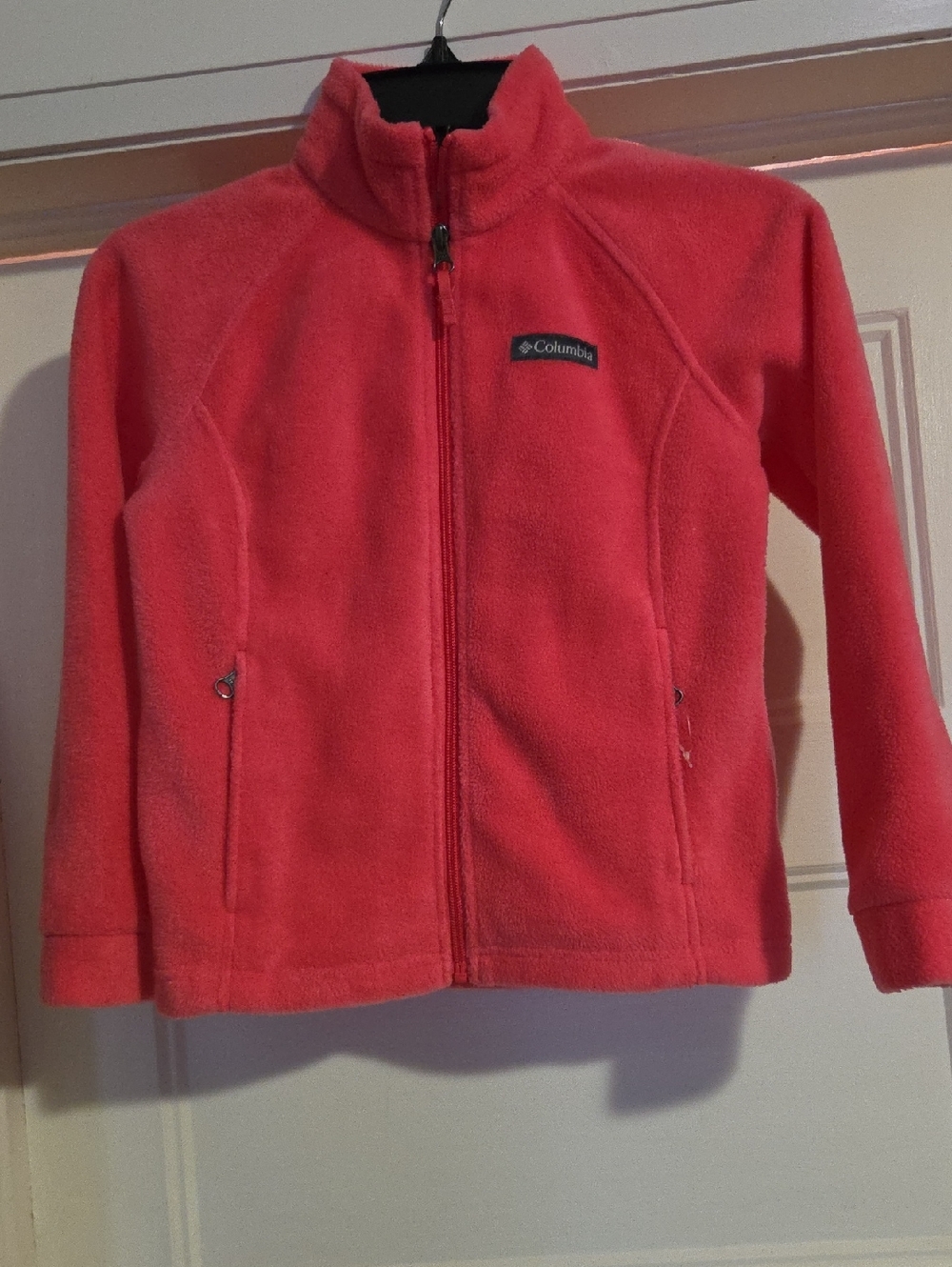 Columbia Kids Coral Pink Full-Zip Fleece Jacket